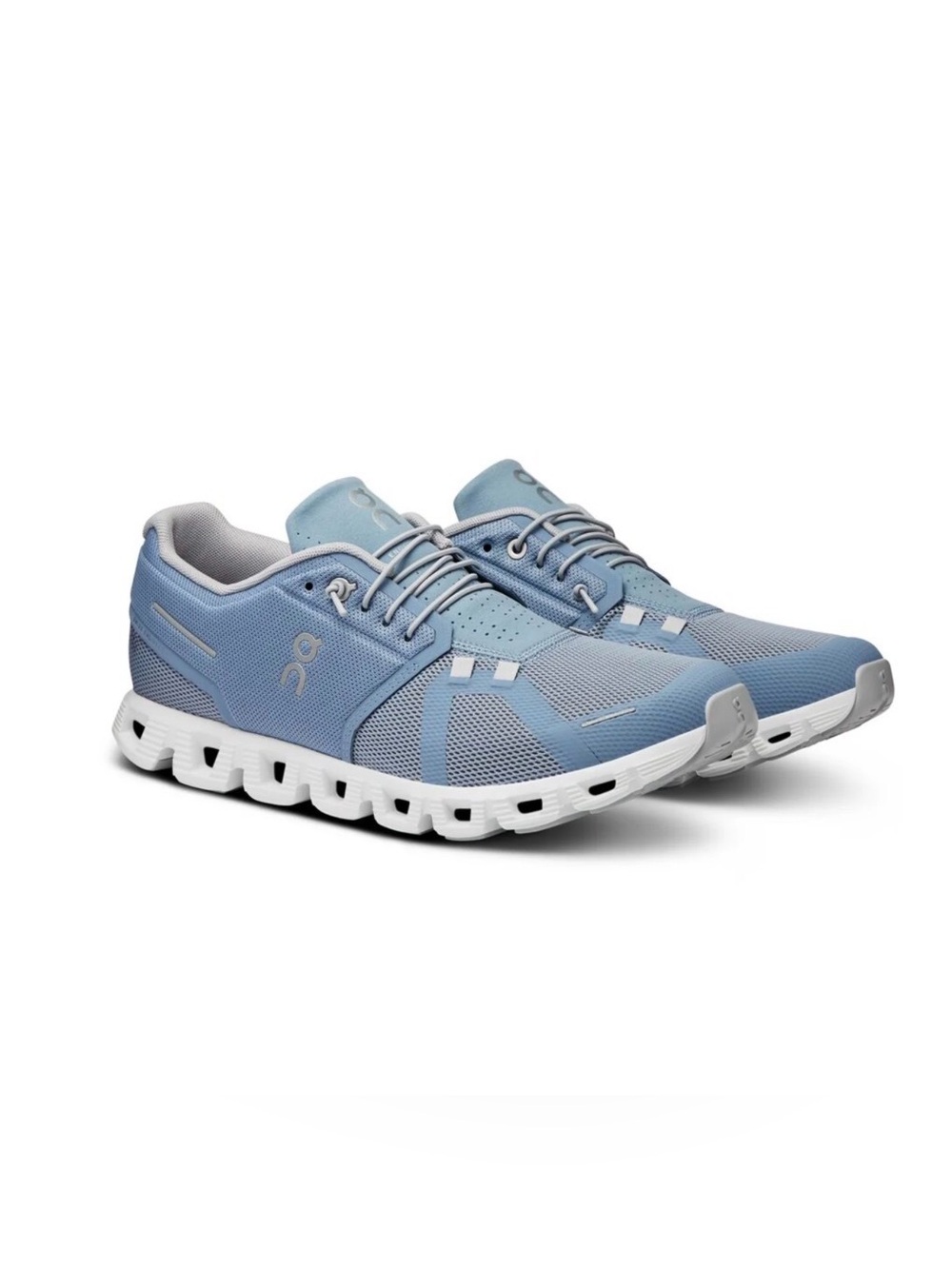 On Cloud 5 Mens 11 chambray White Running Shoes Sneakers 59.98919 CloudTec EUC!